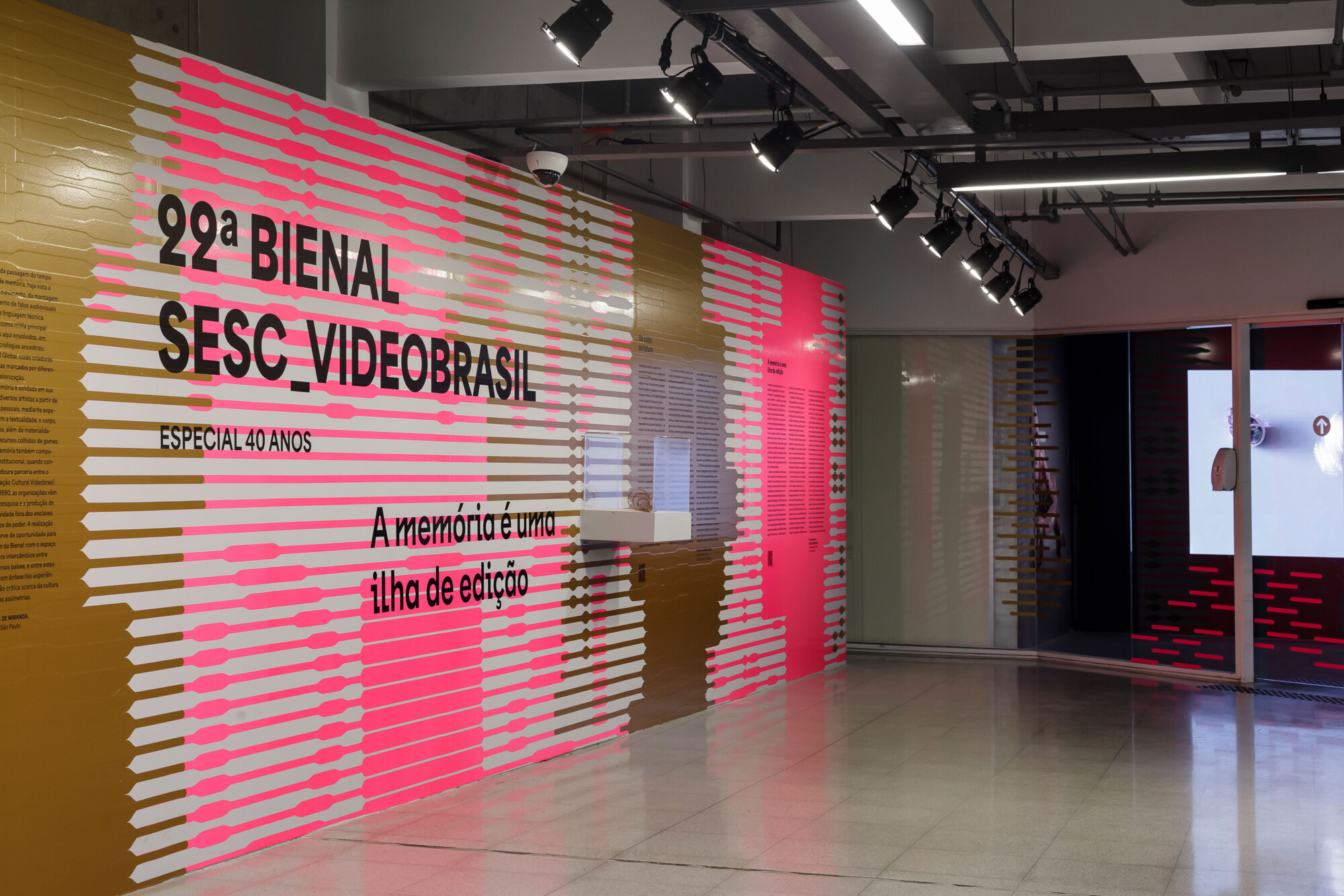 Пространство, используемое для 22-й Биеннале Sesc Videobrasil, проект Лусианы Факкини. Фото Нино Андреса
